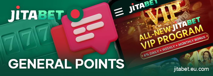 About the JitaBet mobile app - general information