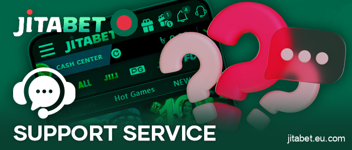 How to get help for players of the JitaBet casino mobile app