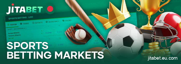 Sports betting section at JitaBet Casino Bangladesh