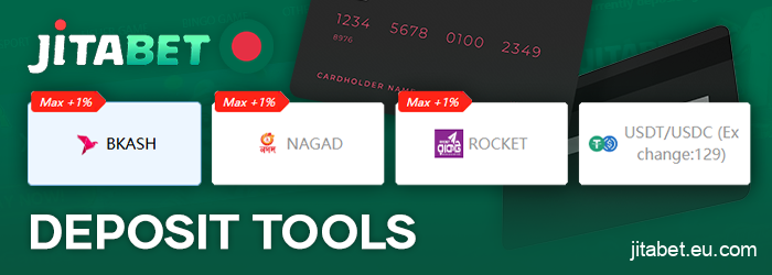 Methods for depositing at Jitabet Casino Bangladesh