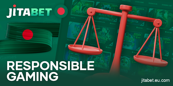 Responsible gaming at JitaBet online casino for players from Bangladesh